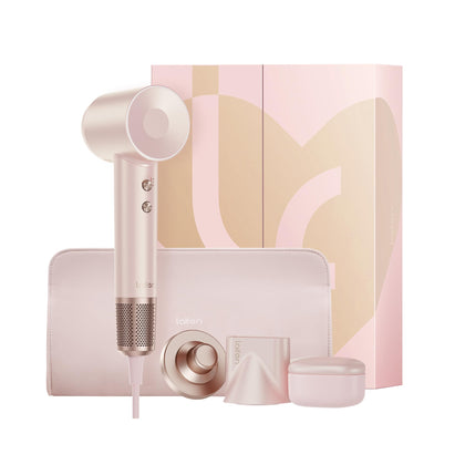 Laifen Swift Premium High-Speed Hair Dryer in Golden Pink front view