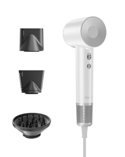 Laifen Swift Professional High-Speed Hair Dryer white model front view
