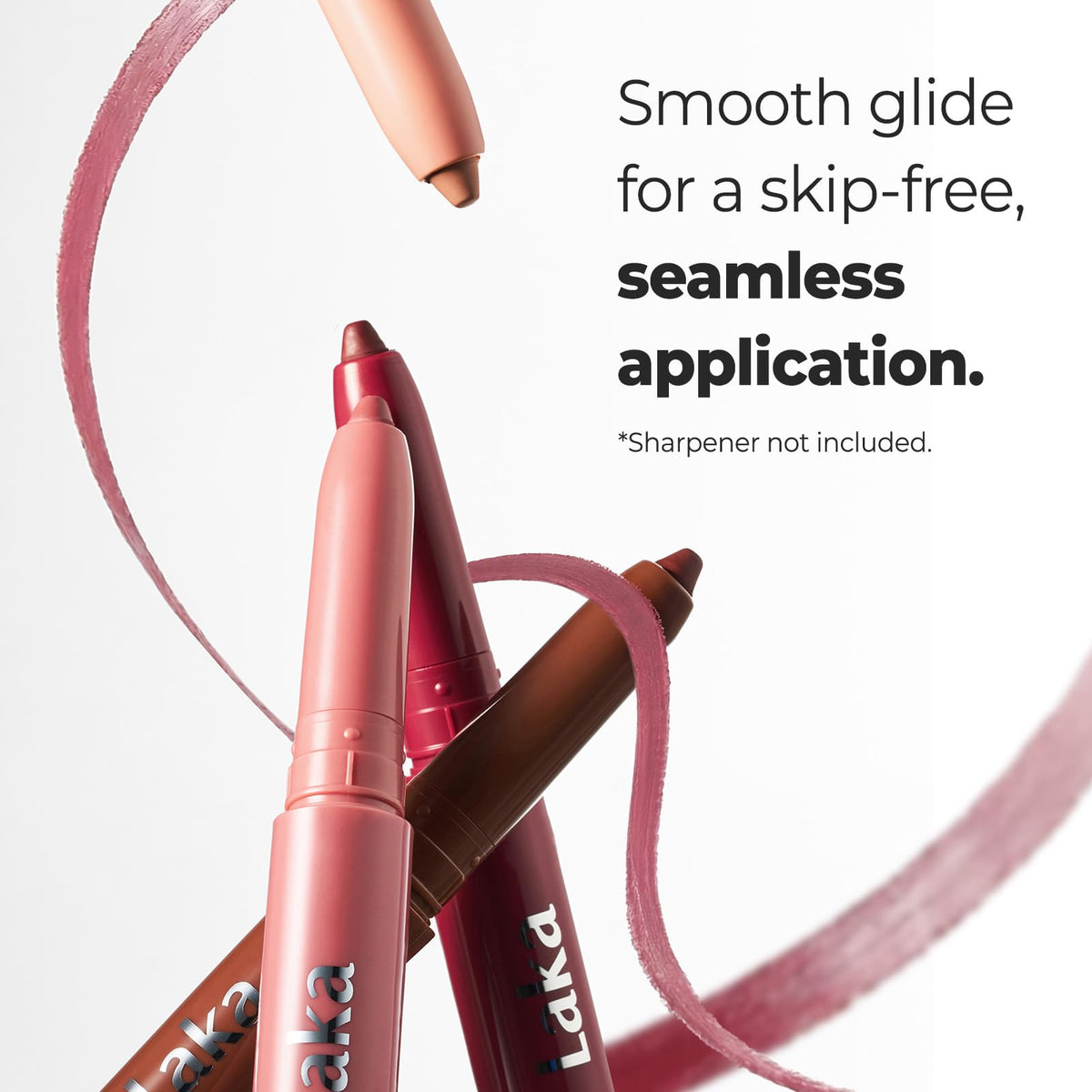 Laka Lip Liner #07 Espresso Temper applied on lips