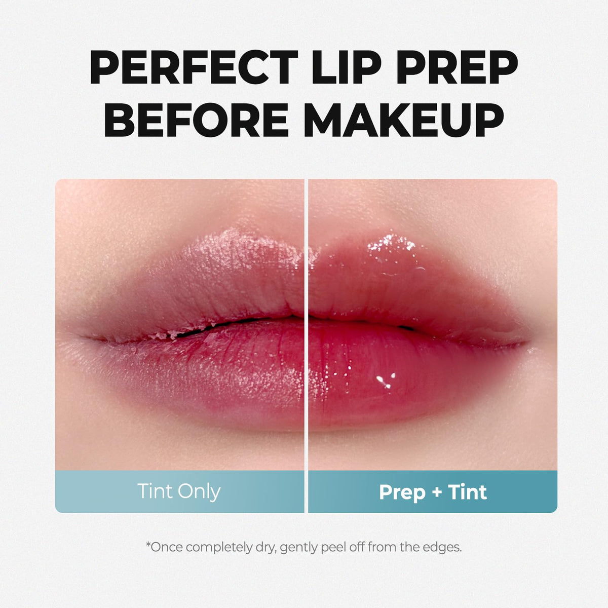 Laka Soothing Prep Lip Mask opened showing gel