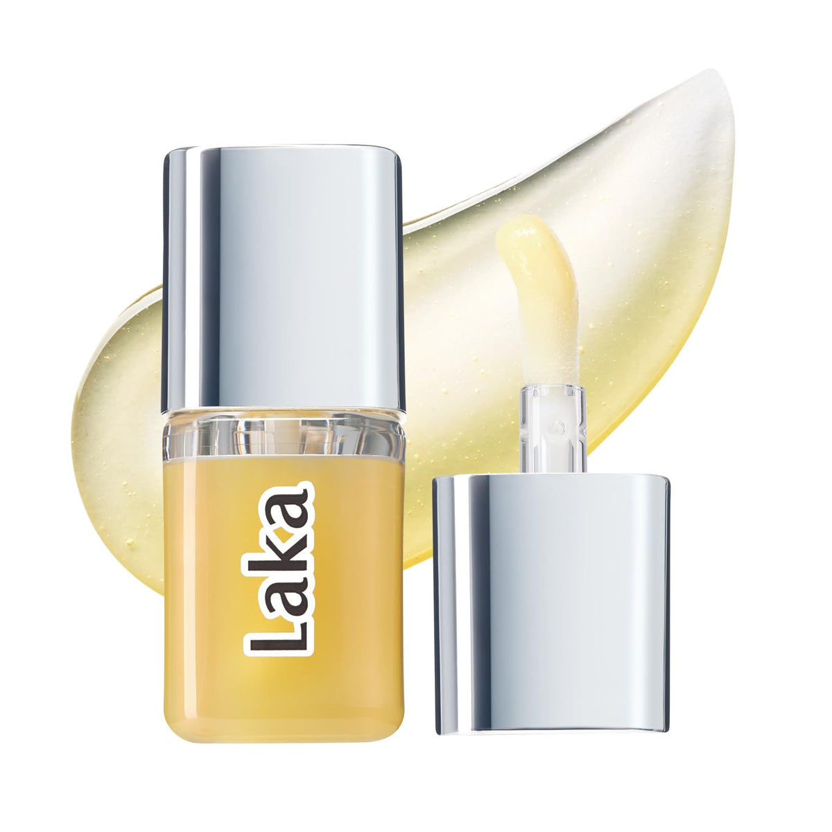 Laka Spicy Lip Plumper clear gloss front view