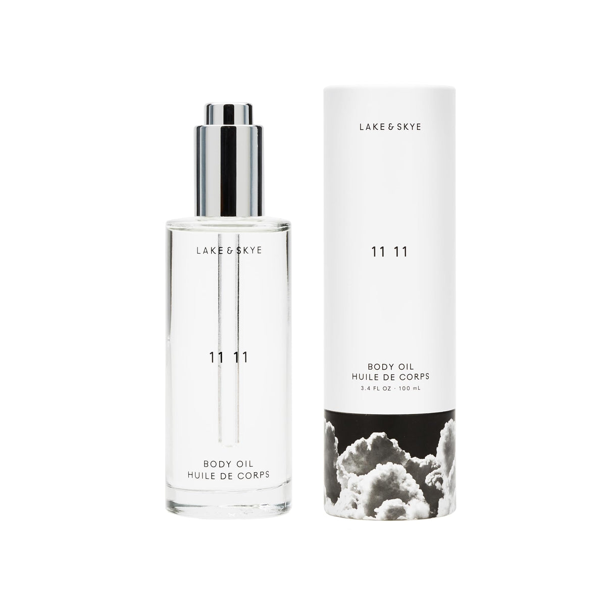 Lake & Skye 11 11 Body Oil bottle front view