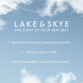 Lake & Skye 11 11 Eau de Parfum Spray 50mL with floral background