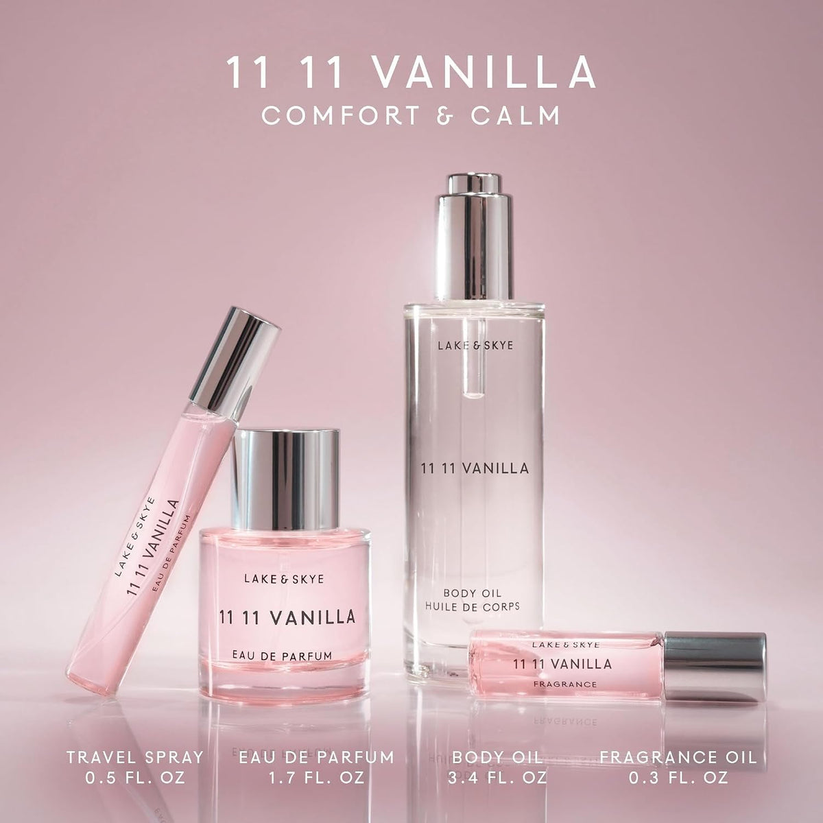Lake & Skye 11 11 Vanilla Eau de Parfum 50mL lifestyle shot