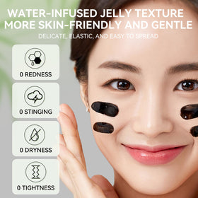 LANBENA Bamboo Charcoal Blackhead Remover Mask box side view