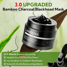 LANBENA Bamboo Charcoal Blackhead Remover Mask ingredients list