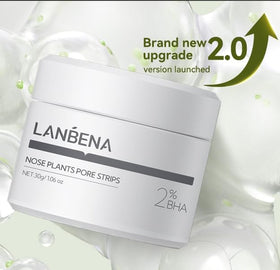 LANBENA Blackhead Remover Nose Pore Strips close-up of strip