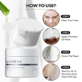LANBENA Blackhead Remover Peel Off Mask with aloe vera