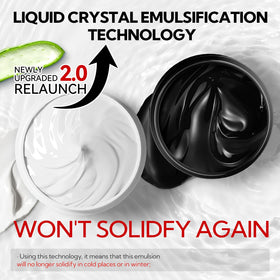 LANBENA skincare products arranged on a bathroom counter