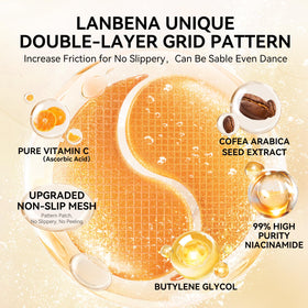 LANBENA Vitamin C Under Eye Patches with ingredients list