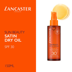 Lancaster Sun Beauty Satin Sheen Oil 200g side view