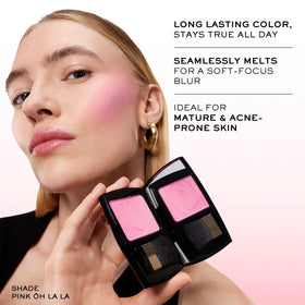 Lancôme Blush Subtil Powder Blush 800 Orange Phoria included brush