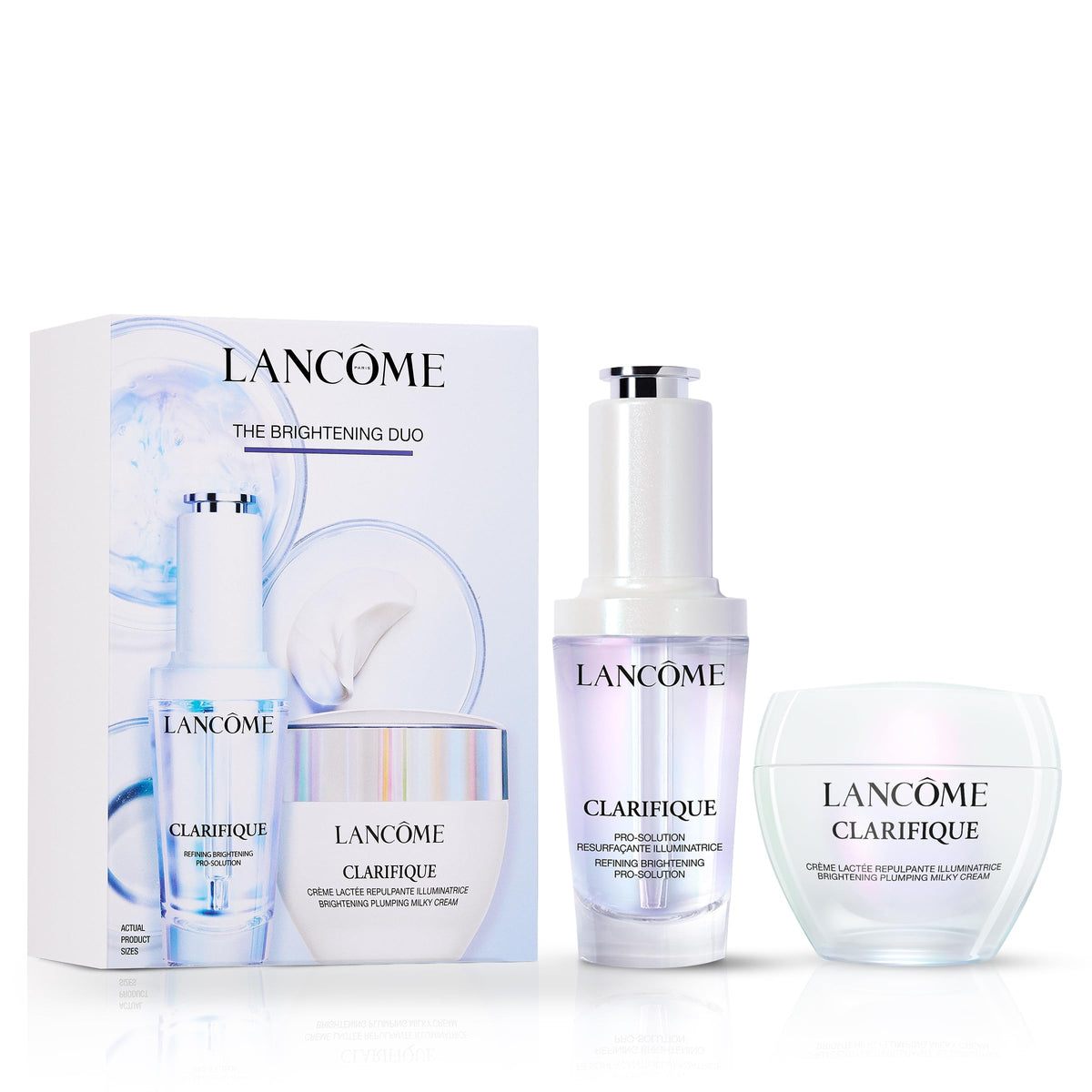 Lancôme Clarifique Brightening Duo Gift Set packaging front view