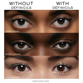 Lancôme Définicils Mascara Deep Brown on a makeup table