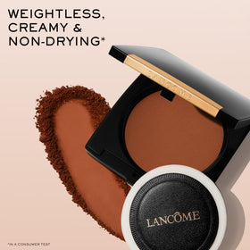Lancôme Dual Finish Powder Foundation 320 Amande on skin swatch