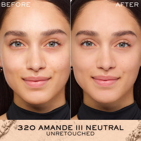 Lancôme Dual Finish Powder Foundation 320 Amande packaging side view