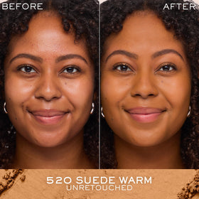 Lancôme Dual Finish Powder Foundation 520 Suede Warm product texture