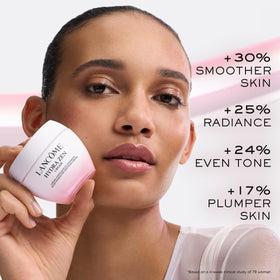 Lancôme Hydra Zen Face Cream on a bathroom counter