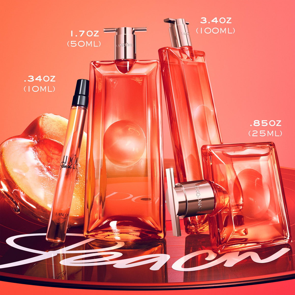 Lancôme Idôle Eau de Parfum 3.2 Fl Oz packaging with modern design
