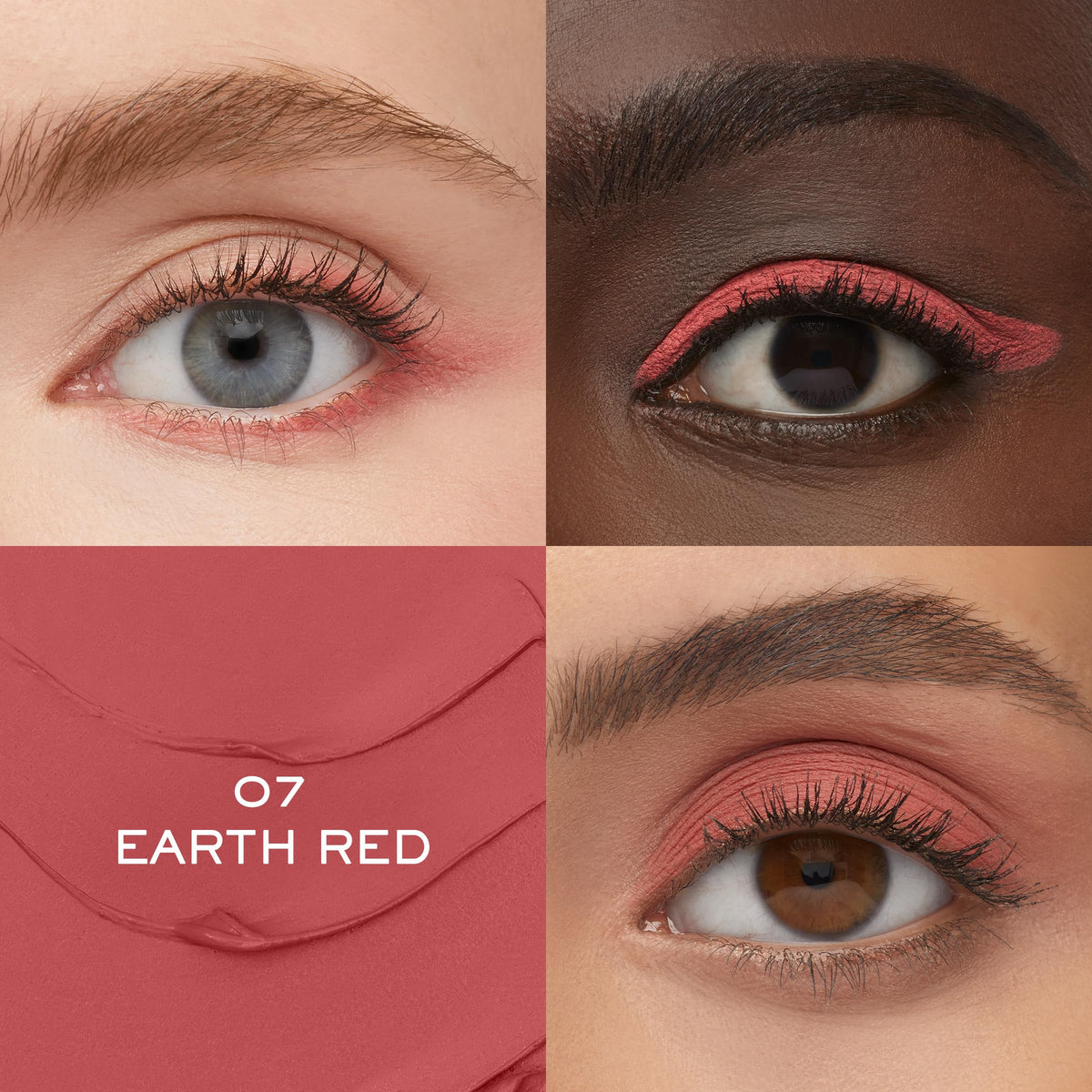 Lancôme Idôle Tint Liquid Eyeshadow & Eyeliner 07 Earth Red swatch on skin