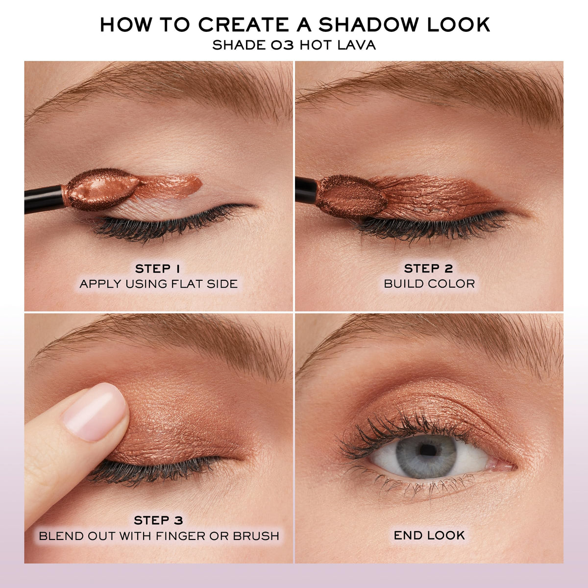 Lancôme Idôle Tint Liquid Eyeshadow & Eyeliner on a makeup vanity