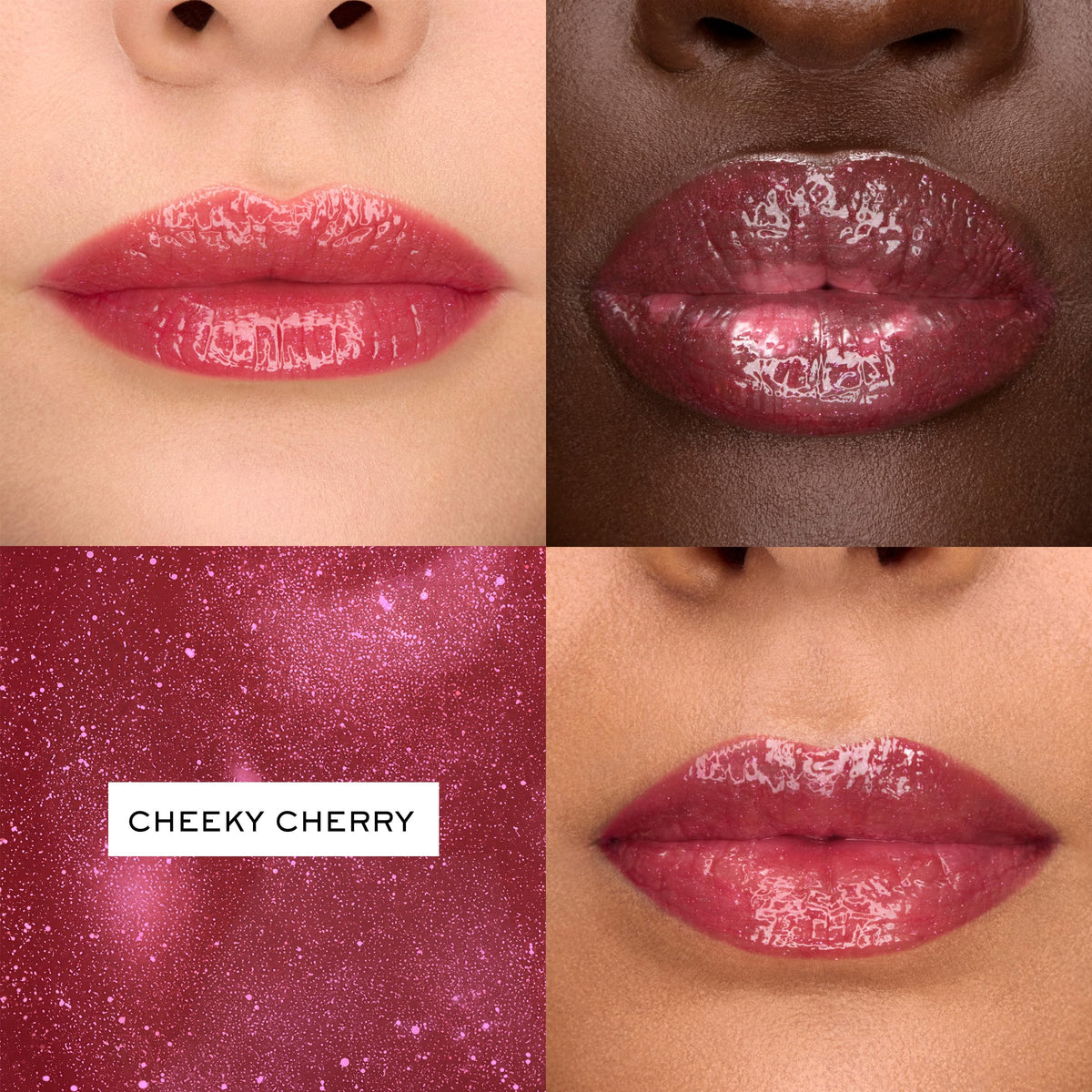 Lancôme Juicy Tubes Hydrating Lip Gloss 27 Cheeky Cherry side view