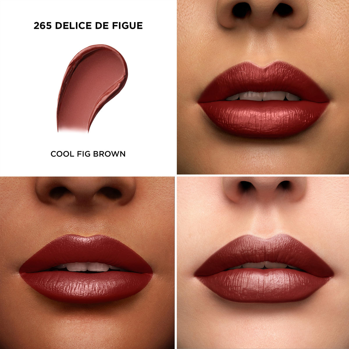 Lancôme L'Absolu Rouge lipstick showing creamy texture