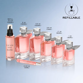 Lancôme La Vie Est Belle Eau de Parfum on a vanity