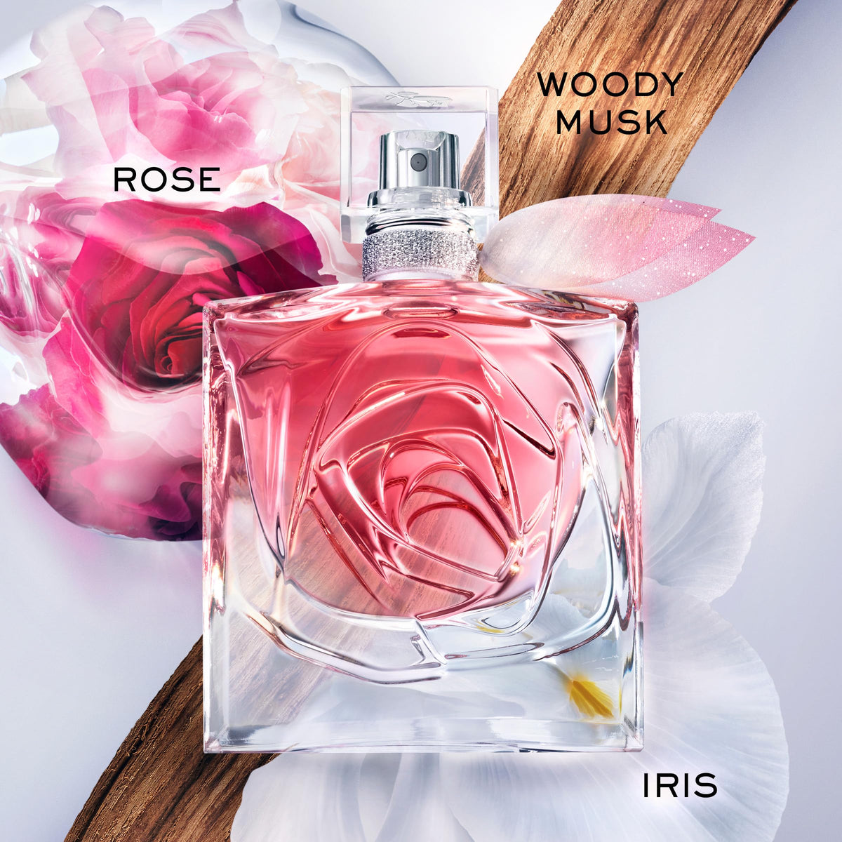 Lancôme La Vie Est Belle Rose Extraordinaire Eau de Parfum bottle close-up