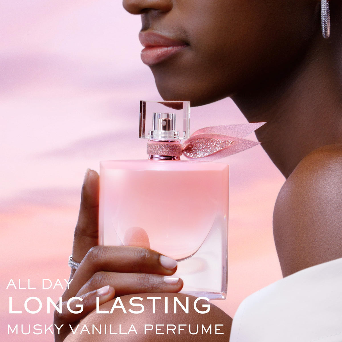 Lancôme La Vie Est Belle Vanille Nude Eau de Parfum bottle side view