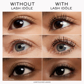 Lancôme Lash Idôle Mascara applied on model's lashes