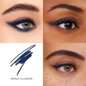 Lancôme Le Stylo Waterproof Eyeliner Pencil 07 Minuit Illusion swatch on skin