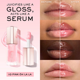 Lancôme Lip Idôle JuicyTreat Hydrating Oil-in-Gloss applicator close-up