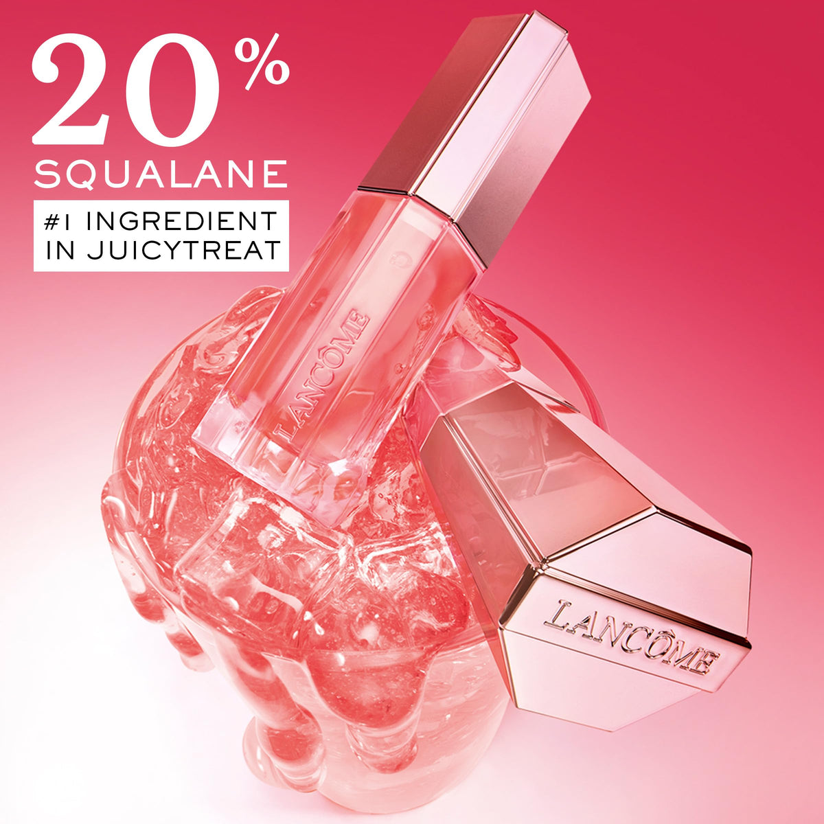 Lancôme Lip Idôle JuicyTreat texture swatch