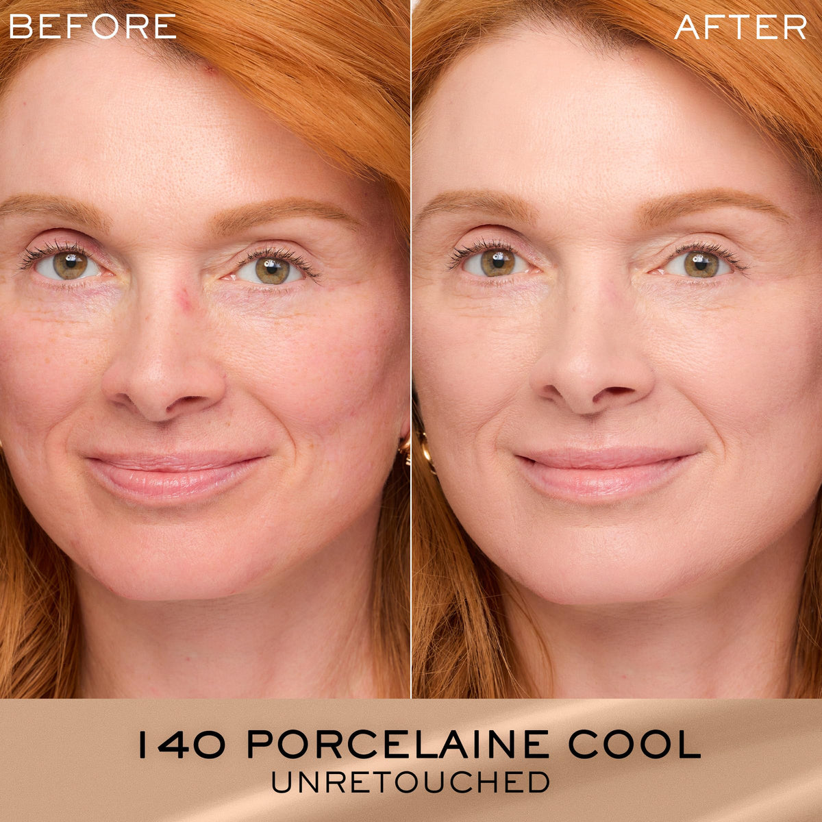 Lancôme Renergie Lift Hydrating Foundation SPF 27 swatch on skin