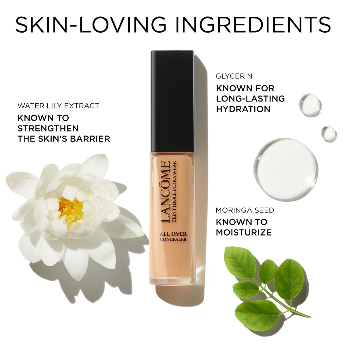 Lancôme Teint Idole Ultra Wear Concealer 350 Bisque Cool texture close-up