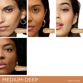 Lancôme Teint Idole Ultra Wear Concealer 415 Bisque Warm with makeup tools