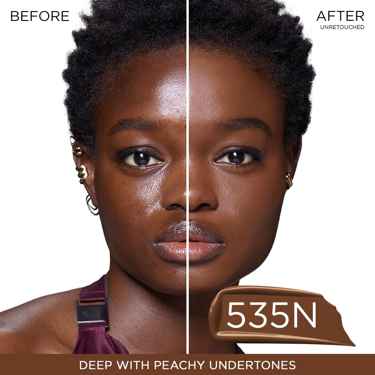 Lancôme Teint Idole Ultra Wear Foundation 535N bottle with cap