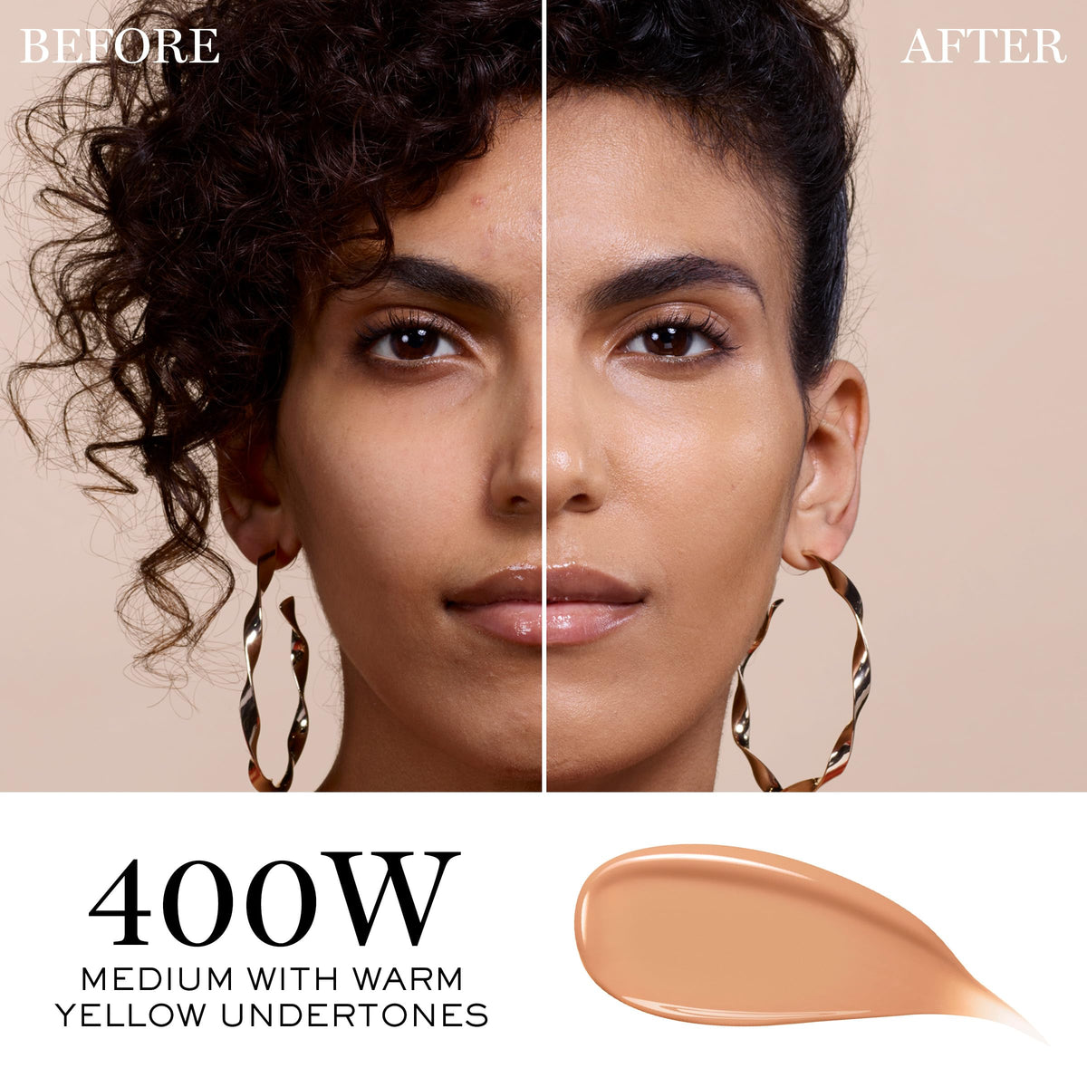 Lancôme Teint Idole Ultra Wear Foundation SPF 27 - 400W bottle side view