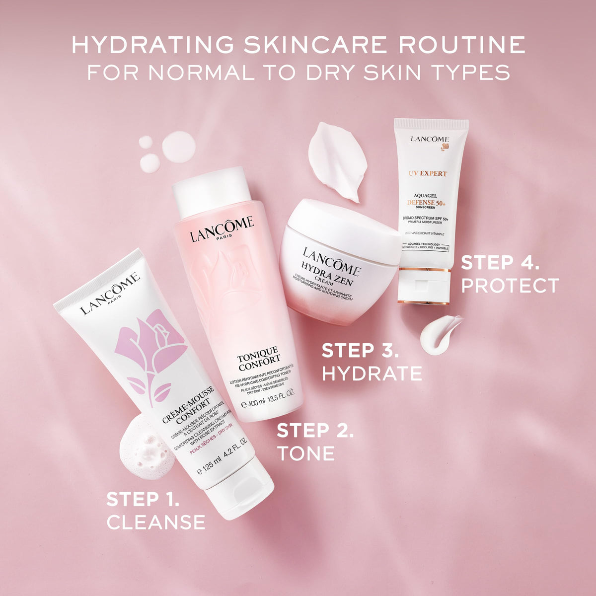 Lancôme Tonique Confort Hyaluronic Acid Toner packaging dimensions