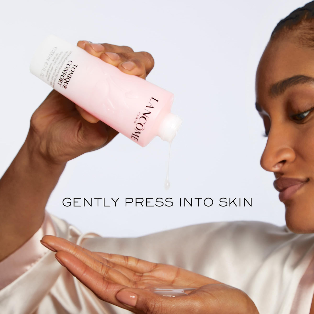 Lancôme Tonique Confort Hyaluronic Acid Toner with other skincare products