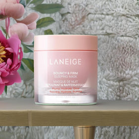 LANEIGE Bouncy & Firm Sleeping Mask with Peony & Collagen Complex ingredients