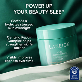LANEIGE Cica Sleeping Mask texture close-up
