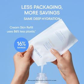 LANEIGE Cream Skin Toner refillable bottle with product label