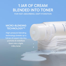 LANEIGE Cream Skin Toner with a calming background