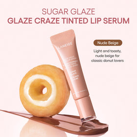 LANEIGE Glaze Craze Tinted Lip Serum packaging on a flat surface