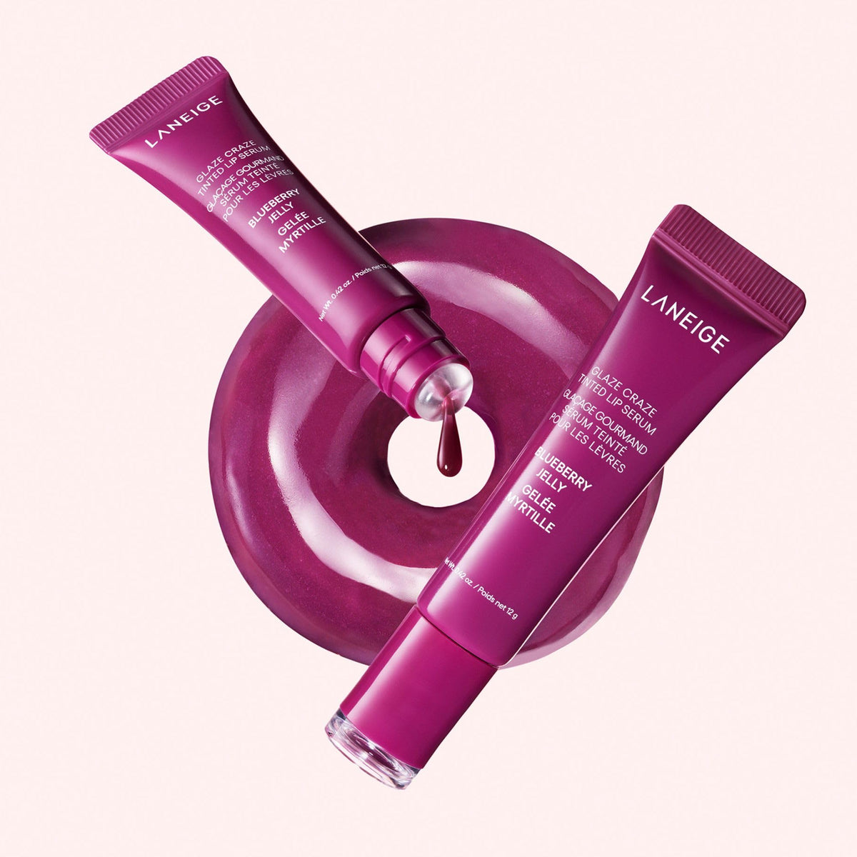 LANEIGE Glaze Craze Tinted Lip Serum with ingredients list
