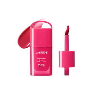 LANEIGE JuicePop Box Korean Lip Tint K-Pop Pink front view