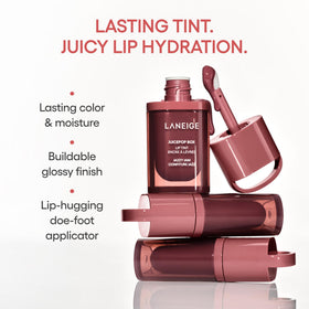 LANEIGE JuicePop Box Lip Tint Mocha Remix packaging