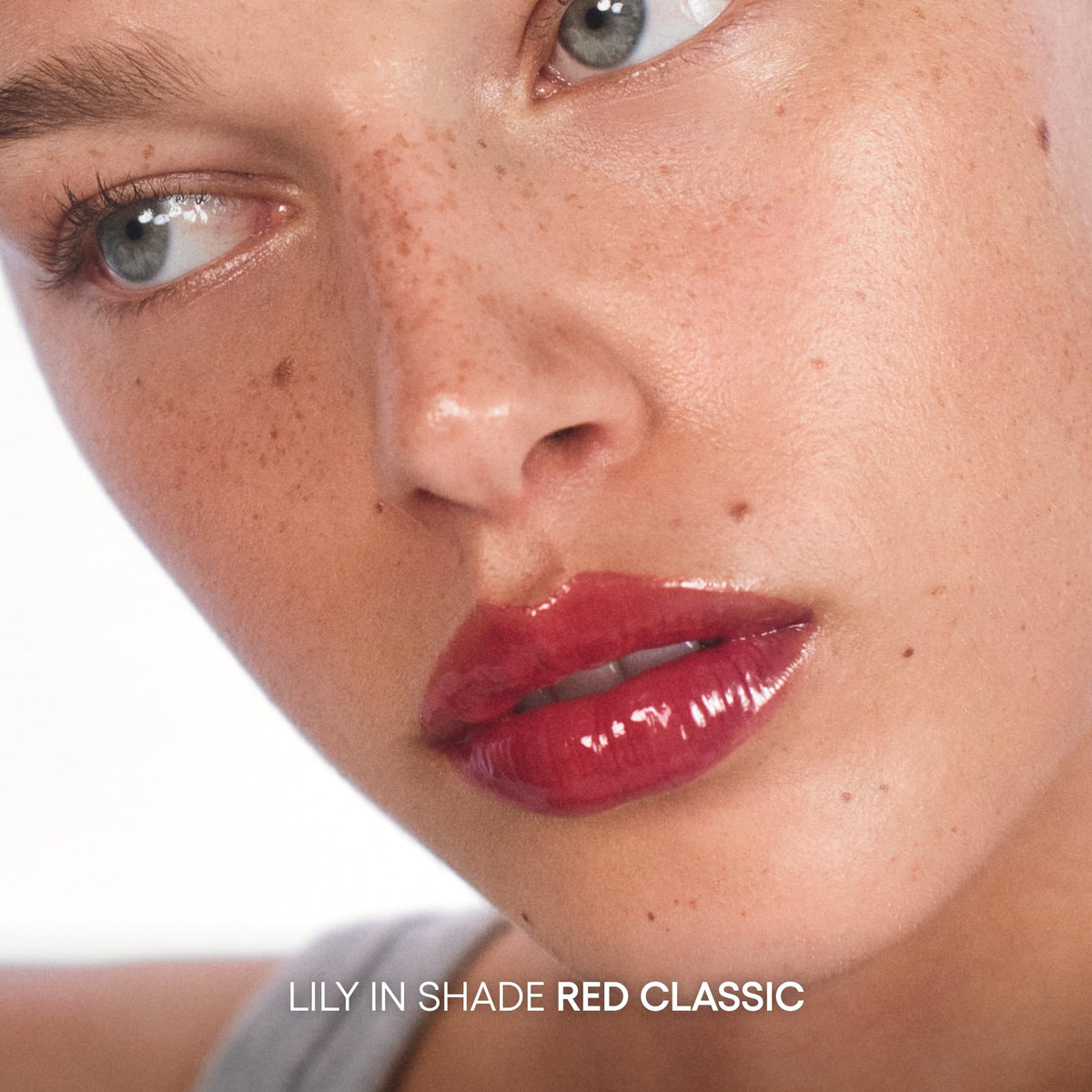 LANEIGE JuicePop Box Lip Tint Red Classic with other makeup products
